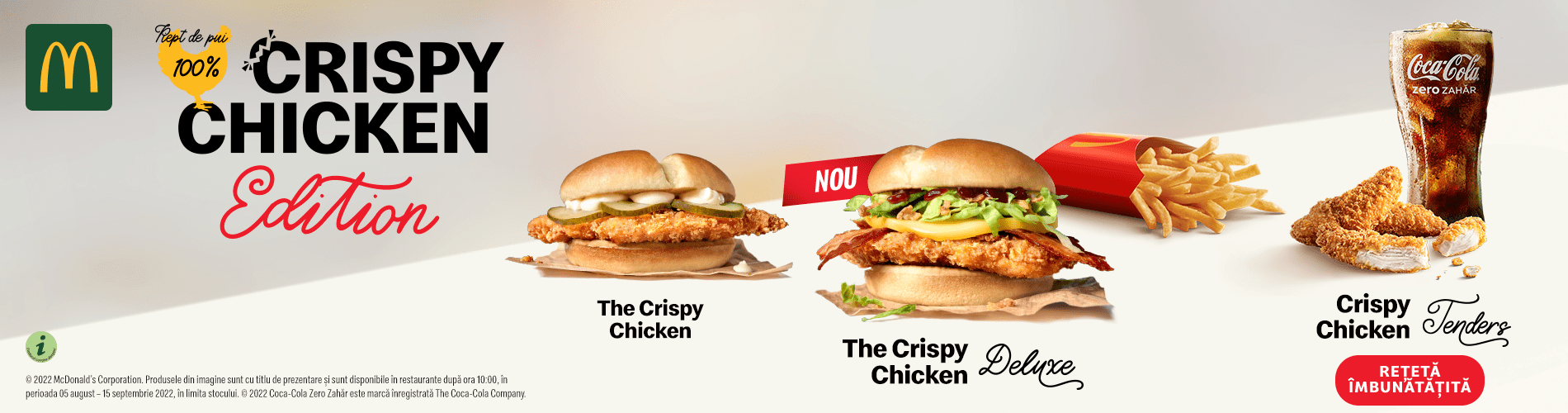 McDonald’s lansează noi produse de pui în ediție limitată