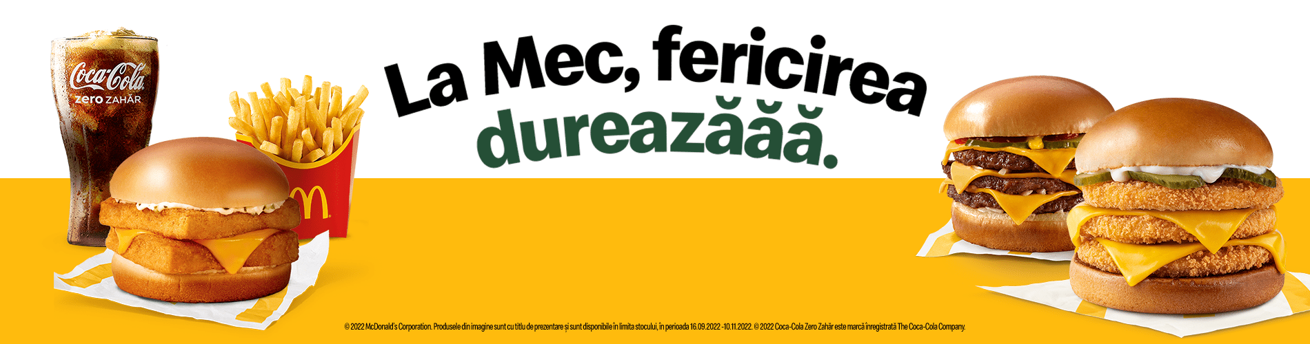 McDonald’s lansează un trio de excepție în meniul de toamnă: burgerii Triplu McPuișor, Triplu Cheeseburger și Dublu Filet-O-Fish