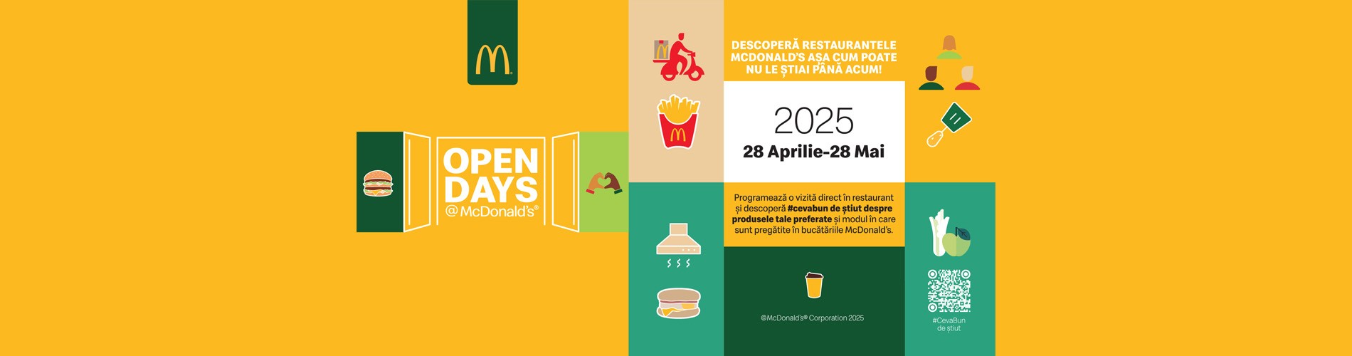 McDonald’s lansează Open Days, oferind clienților acces în bucătăriile restaurantelor
